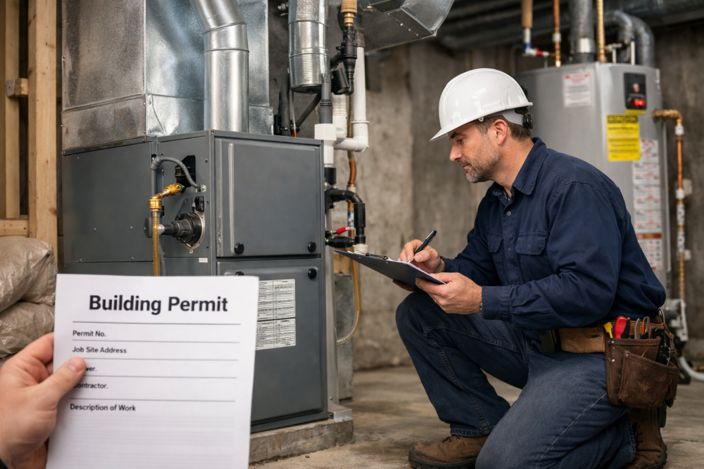 Who Issues Furnace Installation Permits in Rhode Island?